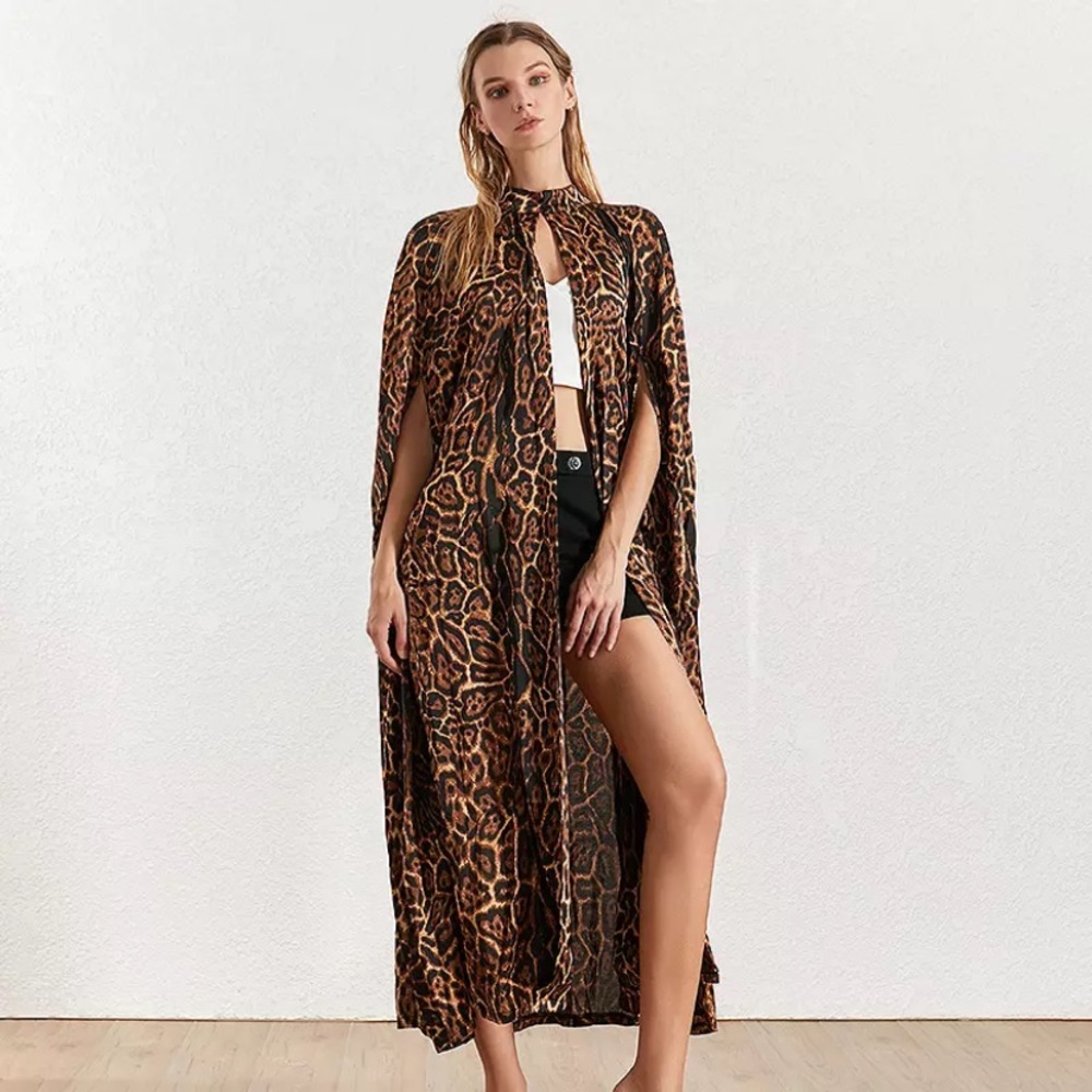 Cheetah Print Cape